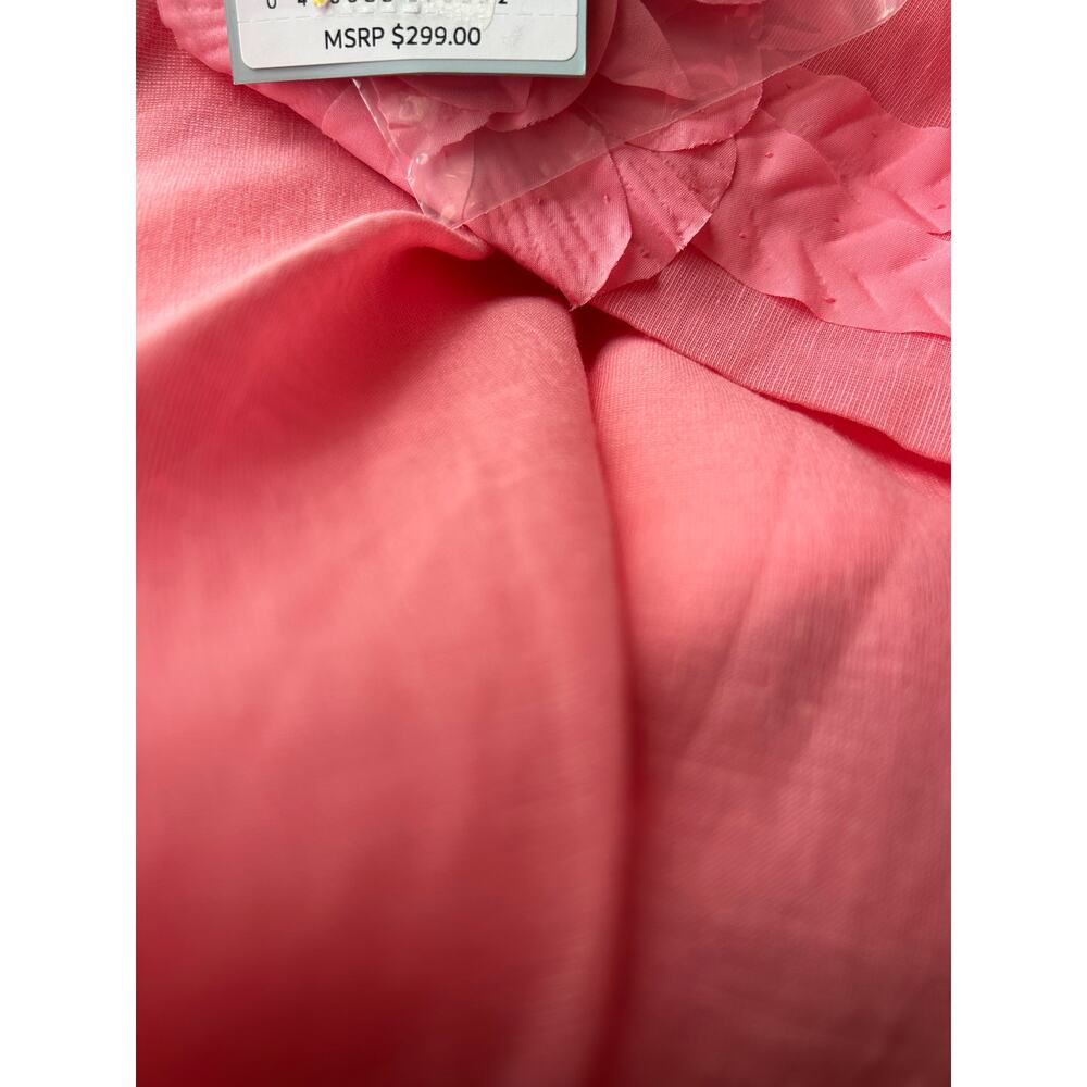 Antonio Melani Pink Floral Appliqué Dress Size 10 3D  Dress MSRP $299⸻ - Picture 14 of 16